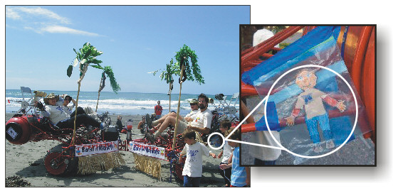 Flat Stanley on the Beach (Thanks Matthew!). 