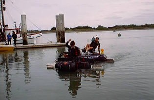 On the Water- Photo by Support Crew Member Rebecca Powles